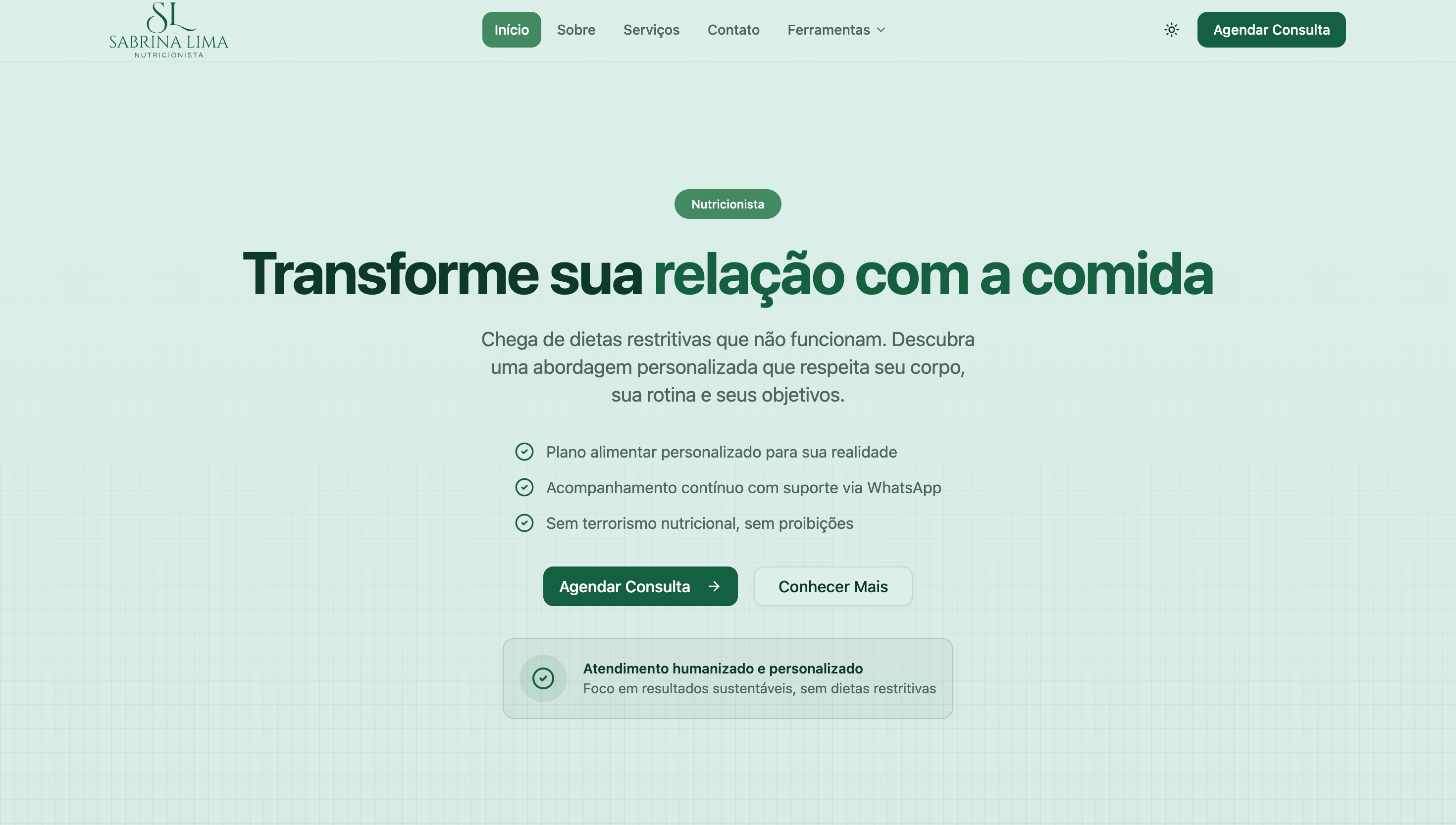 Sabrina Lima Nutricionista